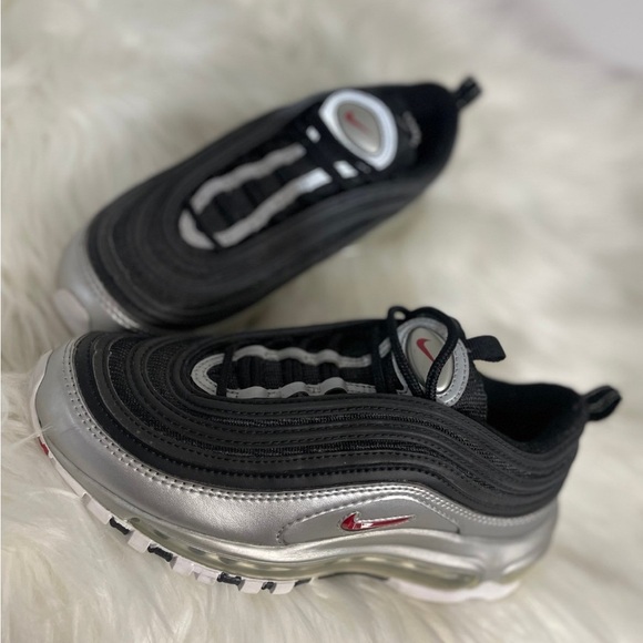 Nike Air Max 97 QS 'B-Sides Metallic Silver - Picture 4 of 11